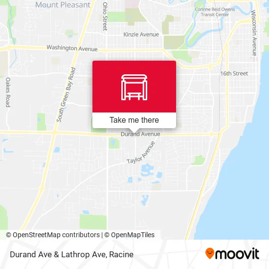 Mapa de Durand Ave & Lathrop Ave