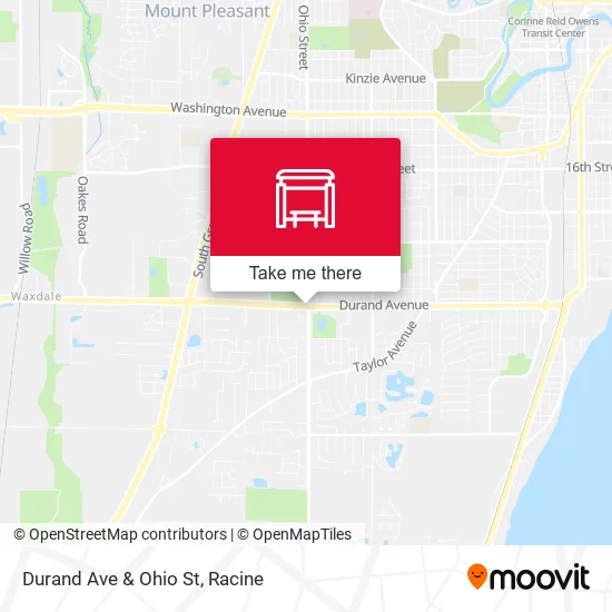 Mapa de Durand Ave & Ohio St