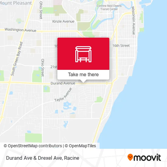 Mapa de Durand Ave & Drexel Ave
