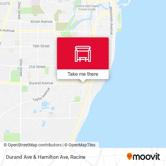 Mapa de Durand Ave & Hamilton Ave
