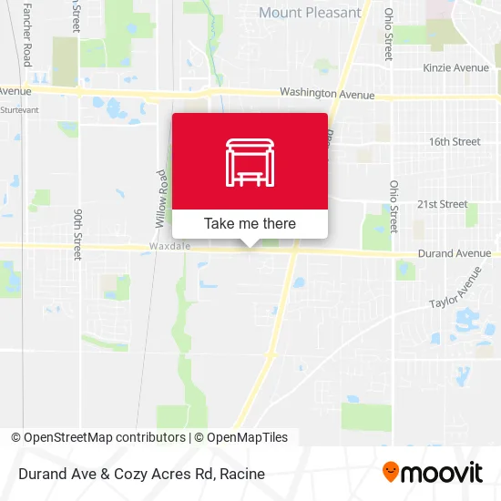Mapa de Durand Ave & Cozy Acres Rd