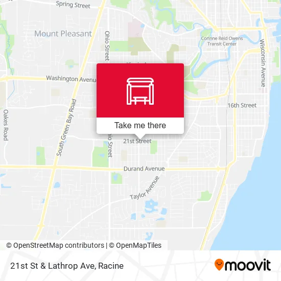 Mapa de 21st St & Lathrop Ave