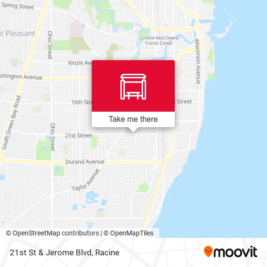 Mapa de 21st St & Jerome Blvd