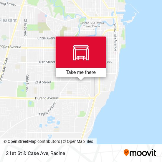 Mapa de 21st St & Case Ave