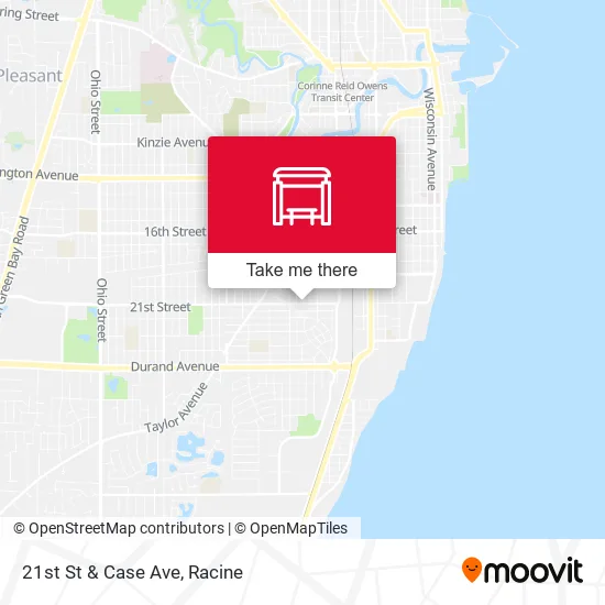 Mapa de 21st St & Case Ave