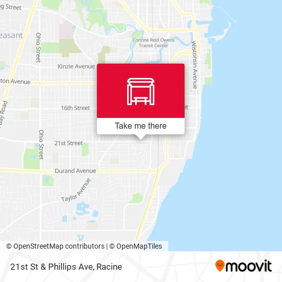 Mapa de 21st St & Phillips Ave