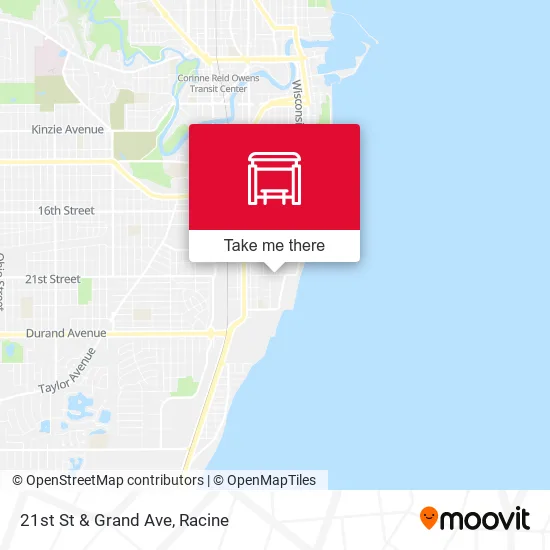 Mapa de 21st St & Grand Ave