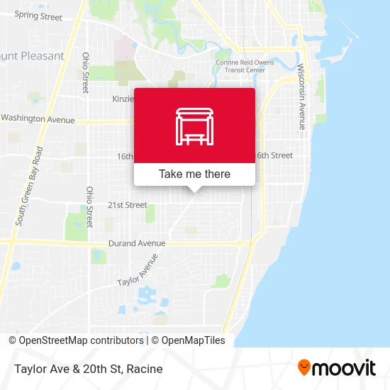 Taylor Ave & 20th St map