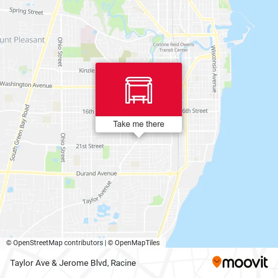 Mapa de Taylor Ave & Jerome Blvd