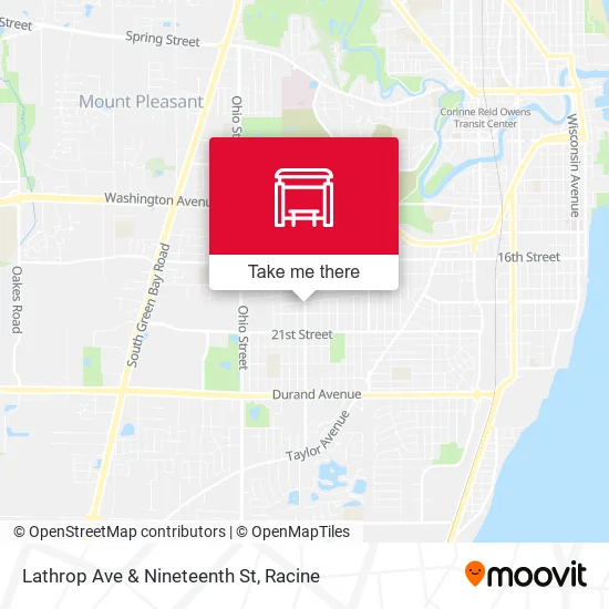 Mapa de Lathrop Ave & Nineteenth St