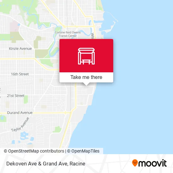 Mapa de Dekoven Ave & Grand Ave