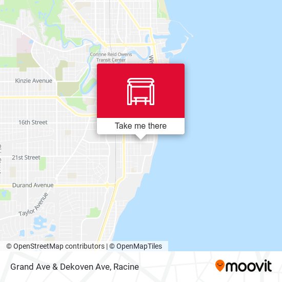 Mapa de Grand Ave & Dekoven Ave