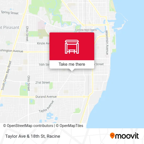 Taylor Ave & 18th St map