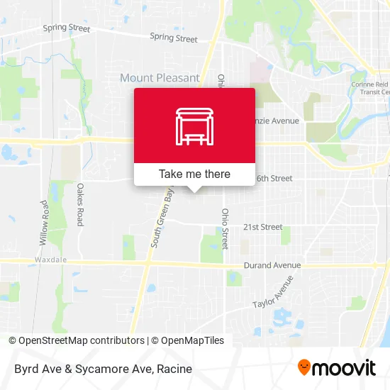 Mapa de Byrd Ave & Sycamore Ave
