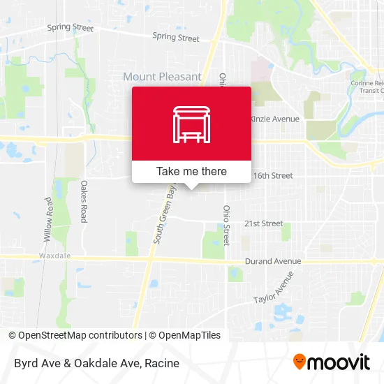 Mapa de Byrd Ave & Oakdale Ave