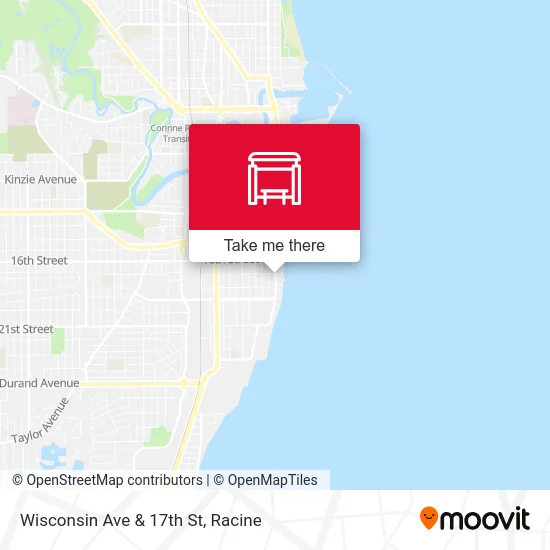 Wisconsin Ave & 17th St map