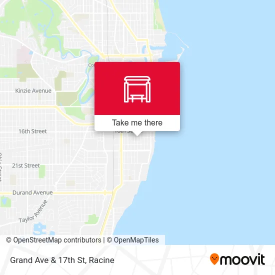 Grand Ave & 17th St map