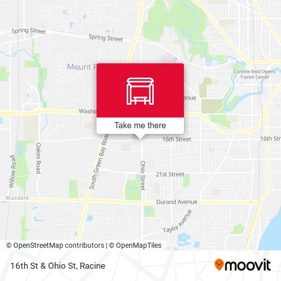 Mapa de 16th St & Ohio St