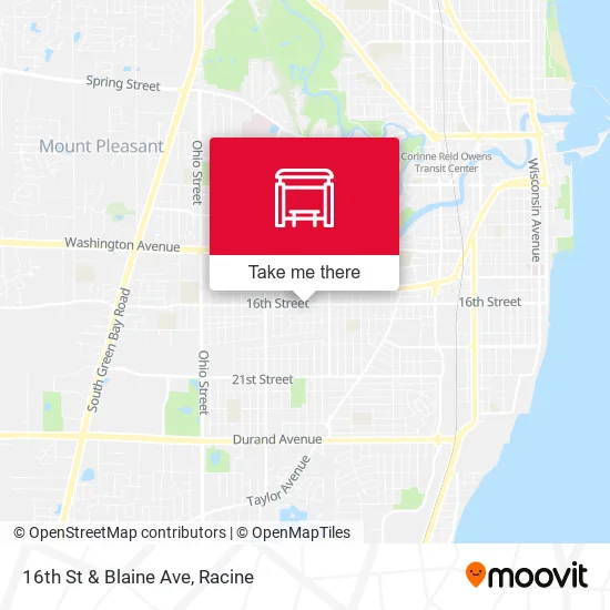 Mapa de 16th St & Blaine Ave
