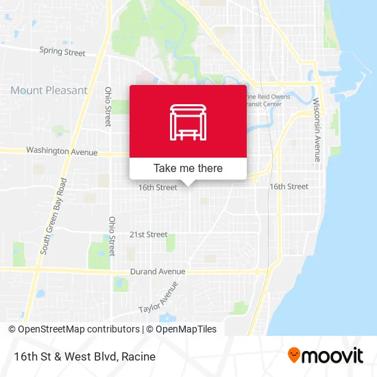 Mapa de 16th St & West Blvd