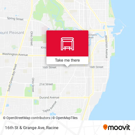 16th St & Grange Ave map