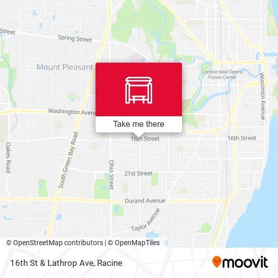Mapa de 16th St & Lathrop Ave