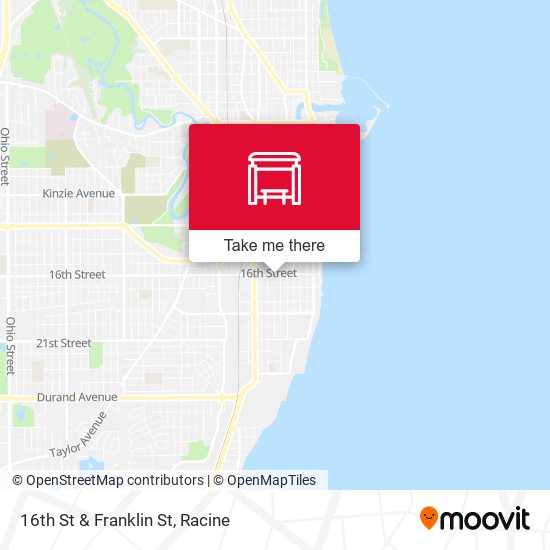 16th St & Franklin St map