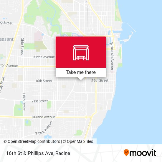 16th St & Phillips Ave map
