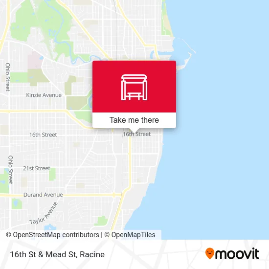 16th St & Mead St map