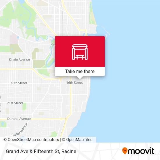 Grand Ave & Fifteenth St map