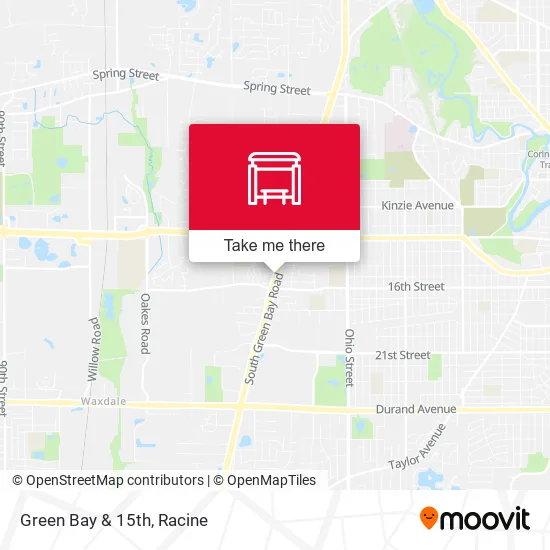 Mapa de Green Bay & 15th