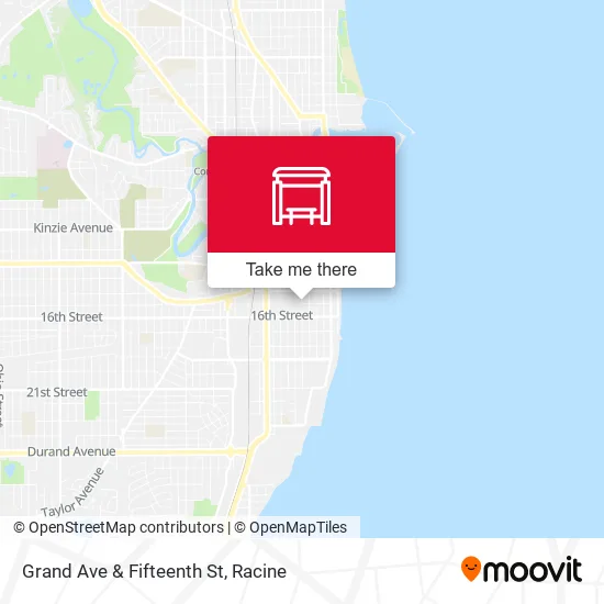 Mapa de Grand Ave & Fifteenth St