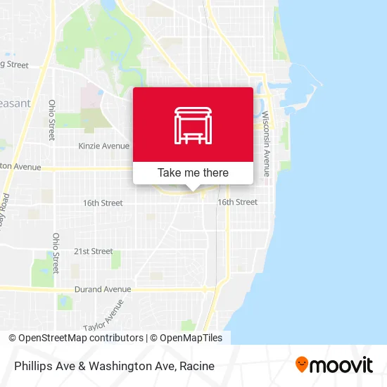Mapa de Phillips Ave & Washington Ave