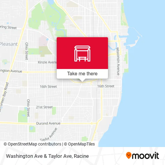 Mapa de Washington Ave & Taylor Ave