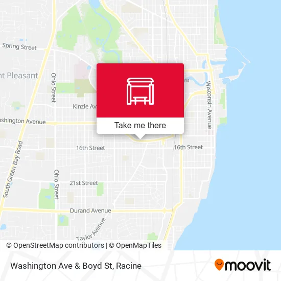 Mapa de Washington Ave & Boyd St