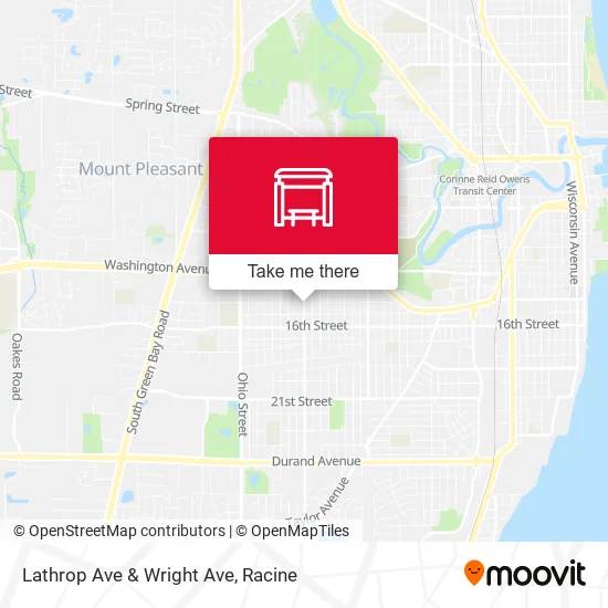 Mapa de Lathrop Ave & Wright Ave