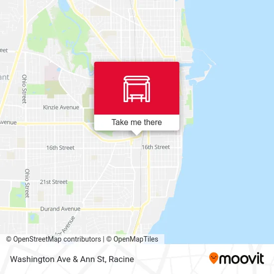 Washington Ave & Ann St map