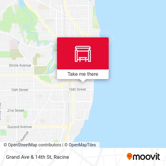 Grand Ave & 14th St map