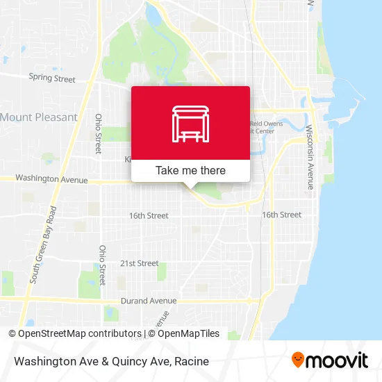 Washington Ave & Quincy Ave map