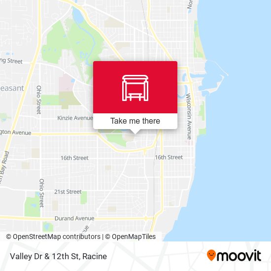 Valley Dr & 12th St map