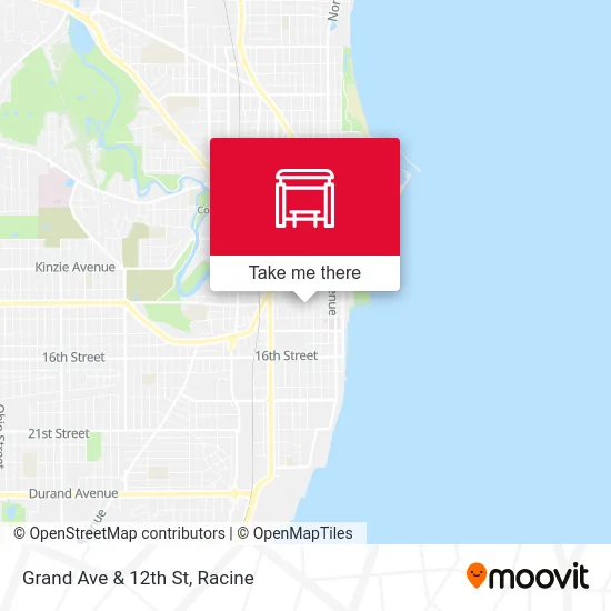 Grand Ave & 12th St map