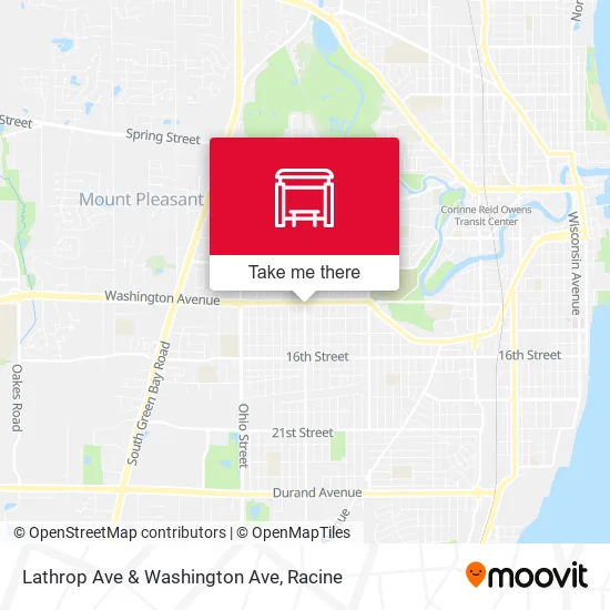 Mapa de Lathrop Ave & Washington Ave