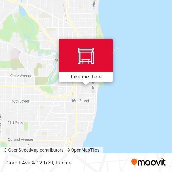 Grand Ave & 12th St map