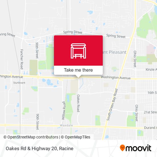 Oakes Rd & Highway 20 map
