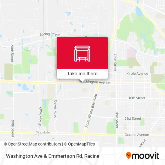 Mapa de Washington Ave & Emmertson Rd