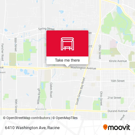 Mapa de 6410 Washington Ave