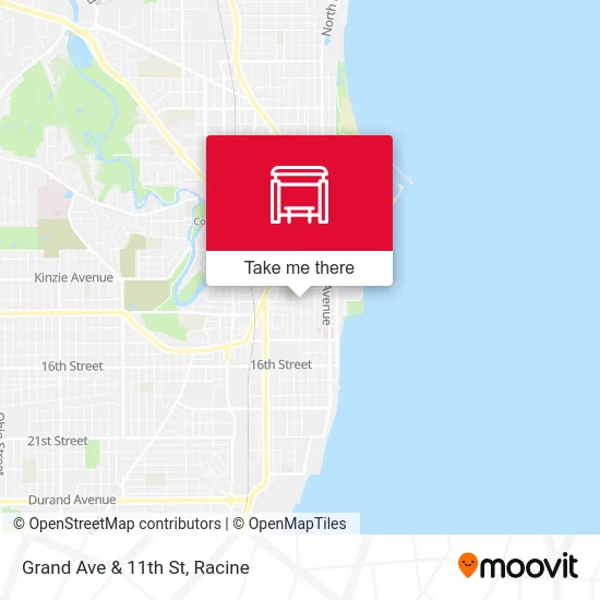 Grand Ave & 11th St map
