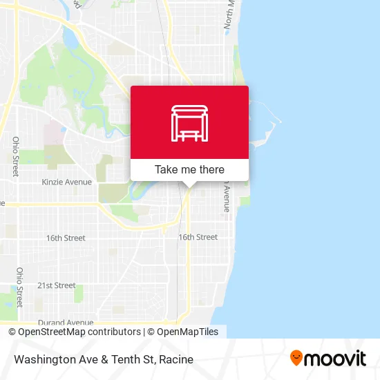 Mapa de Washington Ave & Tenth St