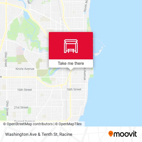 Mapa de Washington Ave & Tenth St