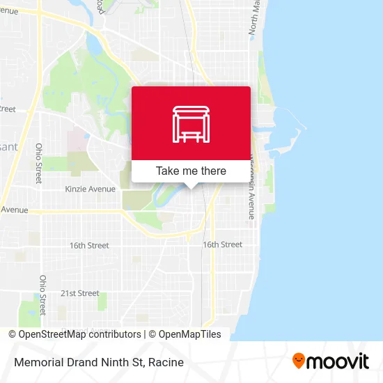 Memorial Drand Ninth St map